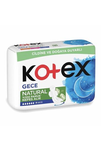 Kotex 6-Piece Natural Hygienic Women's Pad Set