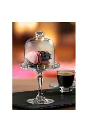 Paşabahçe Mini Pattiserie Footed Serving Plate and Lid 96457