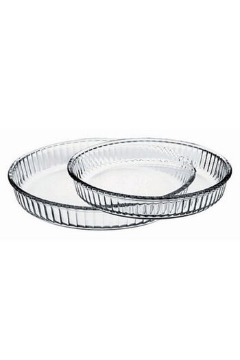 Paşabahçe 159022 Borcam 2 Piece Round Tray Set