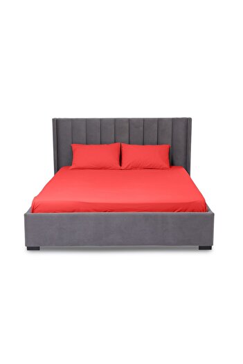 Sabia Organic 100% Cotton 240X260Cm Double Flat Sheet Set 62 Wire (155 Tc)