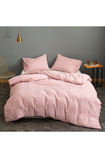 She&Co Double Duvet Cover Set-pink