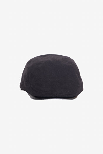 ALTINYILDIZ CLASSICS Black Cotton Men's Cap - Stylish and Comfortable