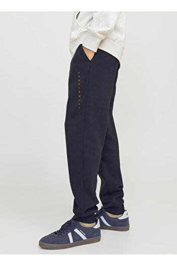 Jack & Jones Ανδρικό αθλητικό παντελόνι Navy Blue Regular Fit - 12248838_JPSTGORDON JJESTAR JJ SWEA