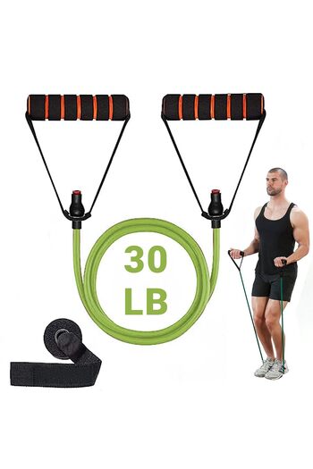 anythingbasic ab.Resistance Tube of Size 1200 * 5 * 9 mm For home exercise | Men and Women (Green)