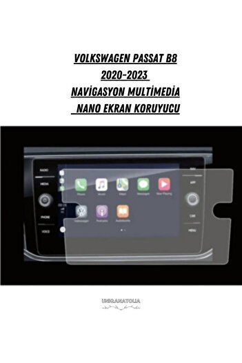 UniqAnatolia Volkswagen Passat B8 8.5" Navigation Multimedia Nano Screen Protector