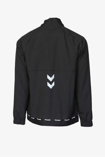 hummel Mattıa Erkek Siyah Fermuarlı Sweatshirt