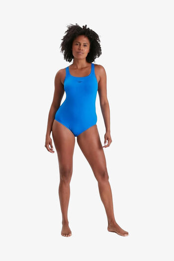 SPEEDO Eco End Ess Mdlt - Women's Blue Swimsuit 8-13471a369