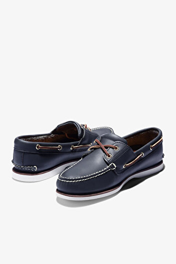 Timberland Erkek Mavi Tekne Ayakkabısı Tb0740364841