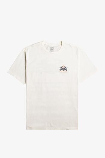 BİLLABONG Billabong Ebyzt00113 Fauna Ss Λευκό ανδρικό μπλουζάκι