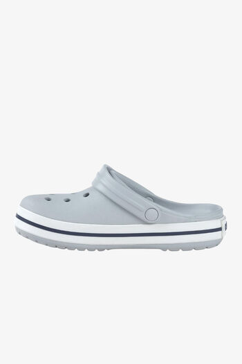 Crocs White Unisex Crocband Clog Slippers - 11016-1ft