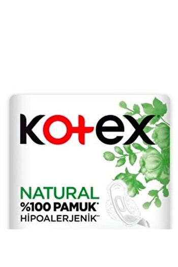 Kotex Natural Hypoallergenic Pad 26 Pack