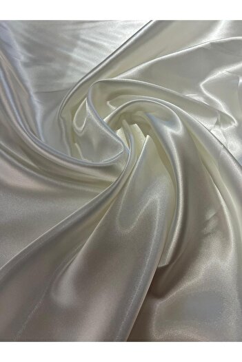 MB Kumaş White Satin - Broken Design