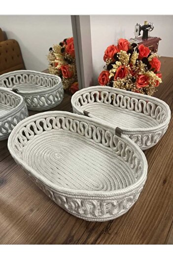 eftlyhome Height 9 and Height 26 - 2-Piece Gift Dowry and Bread Set with Thyricots