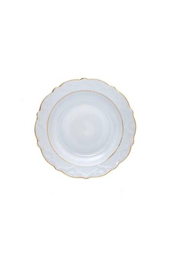 Porland Gilded Pit Plate 19 cm 6 pcs