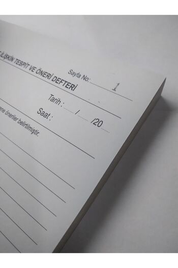 DEFTERSAN Work Health Work Safety Work Safety Detection Proposal Book 25 Sheets Numbered