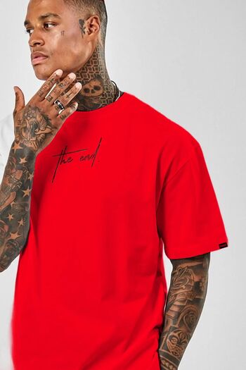 Mambo White Eye Printed Oversize T-Shirt