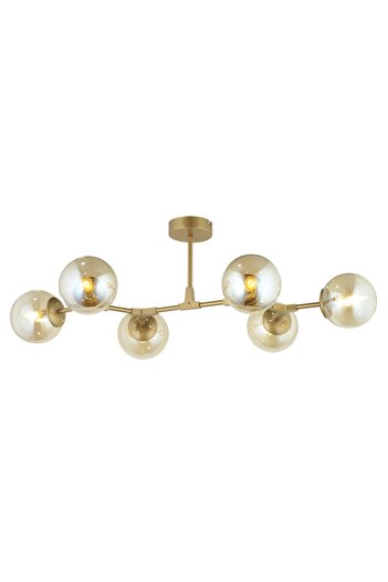 LampaLuce Dritto Modern Avize 6'lı Sarı