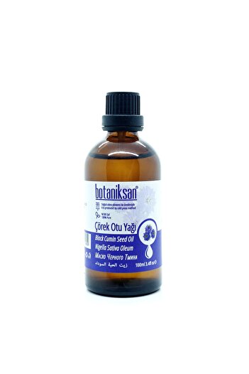 botaniksan 100ml Cold Pressed - Pure, Natural, No Additives Black Cumin Oil