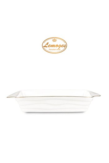 çerçi Lemoges Porcelain Square Deep Serving Plate