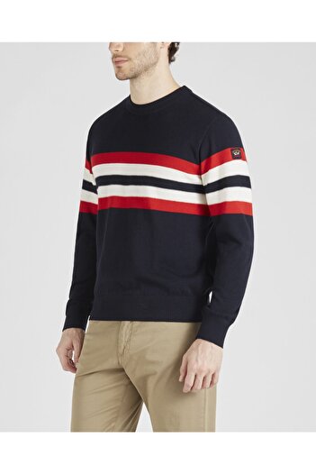 PAUL&SHARK Men's Knitted Roundneck C.W.Wool Sweater