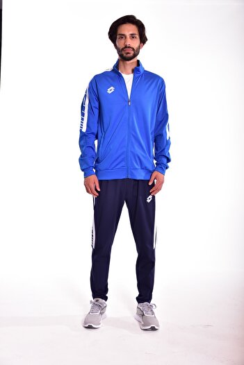 Lotto Men's Tracksuit Set Saks Blue/dark blue-dynamico Camp Suıt Fz Pl-t2596