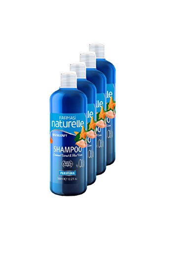 Farmasi Naturelle Sea Therapy Yosun & Aloe Vera Arındırıcı Şampuan 360 ml 4'lü Set