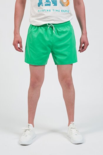 Exuma Men's Green Swim Shorts
