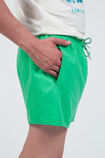 Exuma Men's Green Swim Shorts