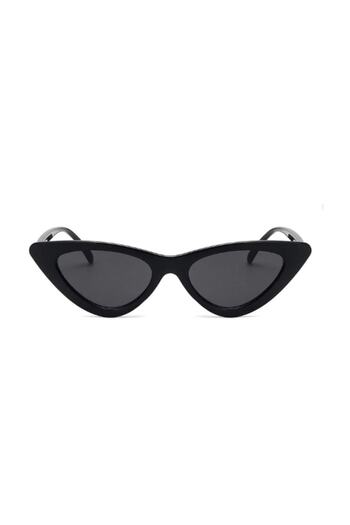 Nilu Moda Women's Black Cat Eye Sunglasses