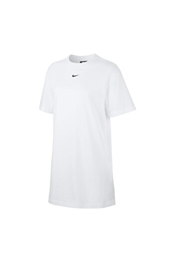 Nike Sportswear Essential Beyaz Renk Kadın Elbisesi