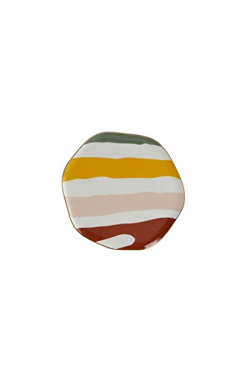 Porland Abstract Flat Plate 27cm
