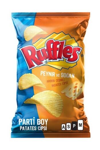 Ruffles Cheese & Onion Potato Chips Party Size 150 g