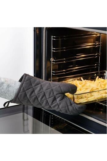 IKEA Rınnig Fireproof Oven Gloves 33 Cm Dark Gray