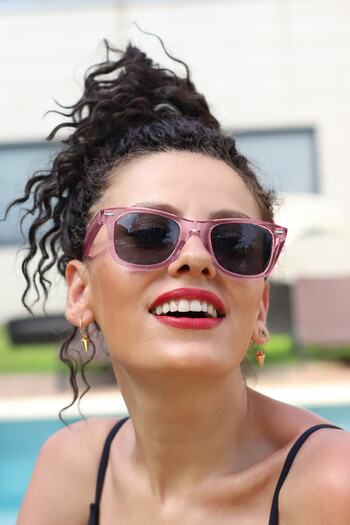 By Harmony Bh 2140 Light Pink Unisex Sunglasses