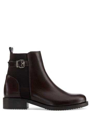 Nine West Γυναικείες Flat Μποτάκια Vapa 1pr Brown