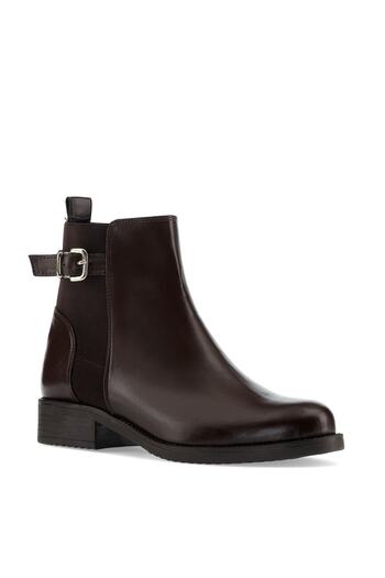 Nine West Γυναικείες Flat Μποτάκια Vapa 1pr Brown