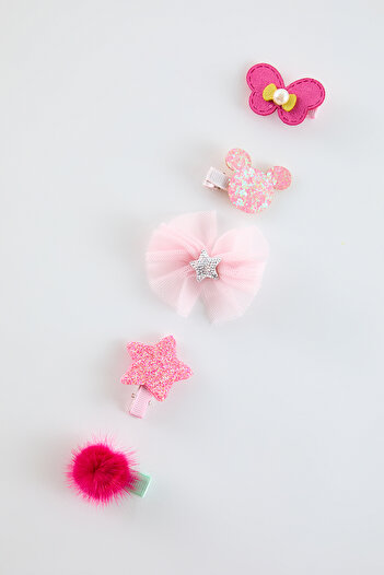 TRENDYOLKIDS 5-piece Colorful Girls' Buckle - Tkdaw25tk00000