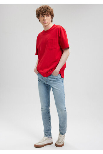 Mavi Red T-Shirt - Pocket Detailed, Loose Fit066248-70471