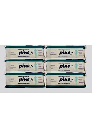 Pine 52 Pieces (6 Packs) Perineum Antibacterial Body Cleaning Towels