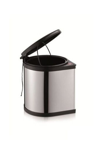 MV Interior Luxury Chrome Trash Can 11 Lt.
