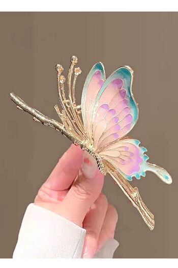 PETEK AKSESUAR Cataramă Metalică Fluture 11 Cm.