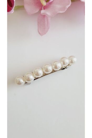 PETEK AKSESUAR Pearl Clip Hair Clip 9 Cm