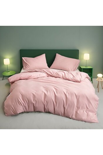 She&Co Double Duvet Cover Set-pink
