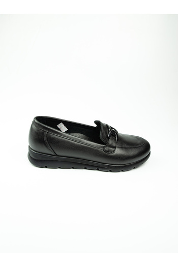 Scavia Black 900 Model Women's Daily Buckle Shoes