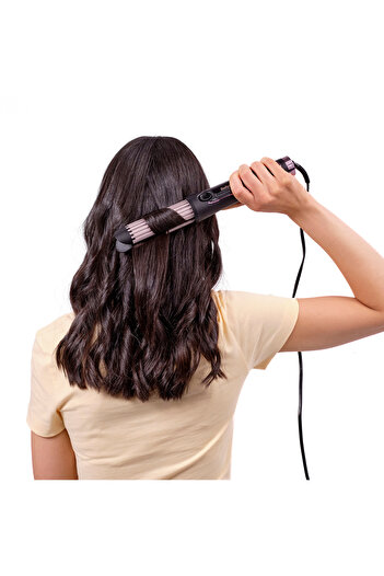 BABYLİSS Maşa ve Düzleştirici 2si1 Arada Curl Styler Luxe, 200 Derece, 36mm Gövde, Hızlı Isınma, C112E