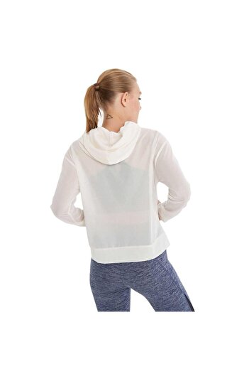 hummel Zeta Women's White Hooded Sweatshirt