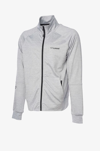 hummel Hmljas Zip Erkek Gri Eşofman Üstü 921780-1091