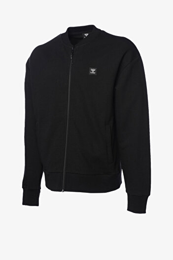 hummel Ανδρική μαύρη αθλητική φόρμα Hmlnick Bomber Zip 921809 -2001