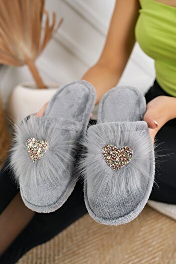 Modafırsat Women's Winter Slippers - Pack of 3 Guest Dowry Bundle Bridal Casual House Slippers