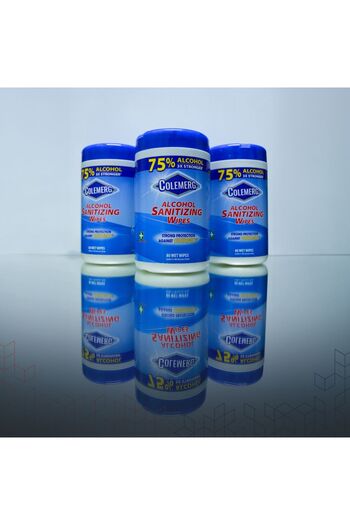 colemerg 75% Alkollü Islak Mendil Hijyen Kovası X 3 Adet